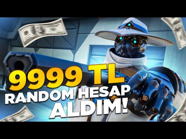 9.999 TL'LİK RANDOM HESAP ALDIM VE DERECELİ GİRDİM ! İMMORTAL ÇIKTI! Valorant