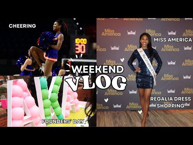 Weekend in the Life | Miss America x Cheering UF Men's Basketball x First AKA Founders' Day