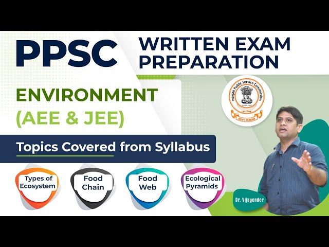 Ecosystem definition | PPSC Environment AEE & JEE Written exam preparation