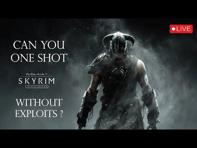 [Skyrim One Shot Challenge] The entire Thieves guild questline in ONE HIT #live