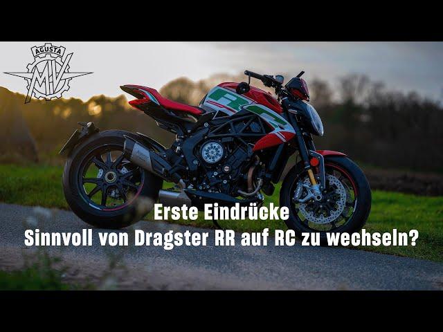 Erster Eindruck der Mv Agusta Dragster RC und wem würde ich einen Umstieg empfehlen