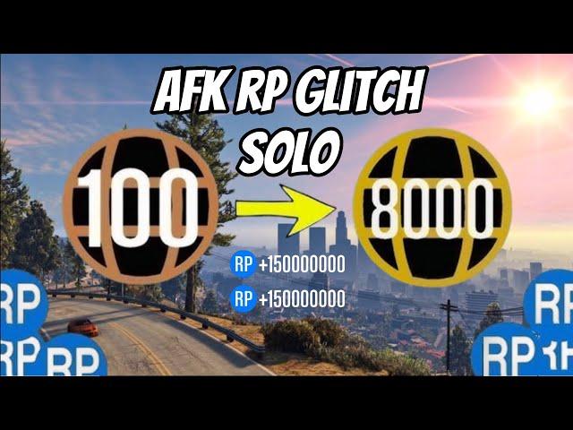 Fast Rank Up RP Glitch SOLO GTA 5 Online *WORKING*