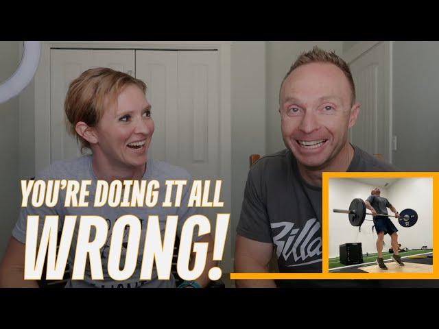 Wife Reacts to My Workout | Frugal Fit Dad vs. Frugal Fit Mom | Rocky IV CrossFit WOD