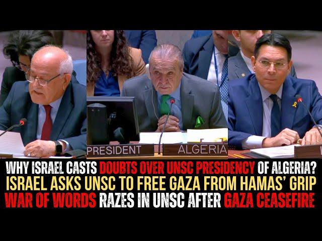 War of Words Razes in UNSC after Gaza Ceasefire | Israel Asks UNSC to free Gaza from Hamas’ Grip