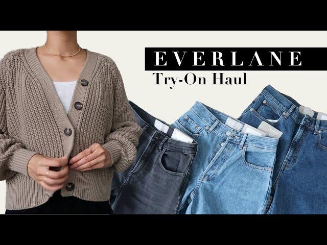 UNSPONSORED EVERLANE  HAUL  | Is Everlane Worth It? Denim, Knits, Outerwear