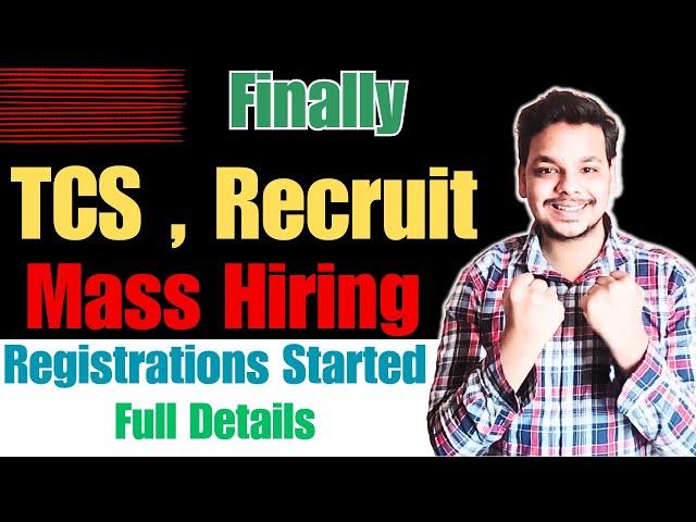 TCS Mass Hiring | TCS BPS 2025 | TCS , Recruit CRM OFF Campus Drive For 2025 , 2024 Batch Hiring