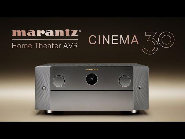 FIRST LOOK! Marantz CINEMA 30 Flagship Home Theater Receiver | 11.4 Channels w/ Dirac Live Support!