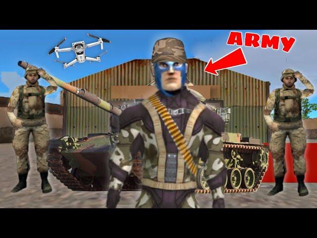 I Became a ARMY OFFICER | Rope Hero Vice Town | Zaib