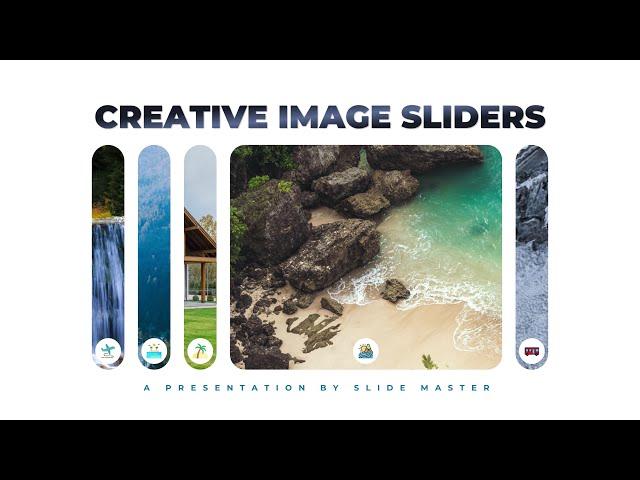 Creative Image Sliders in PowerPoint - Type 1 - Slide Master Tutorial