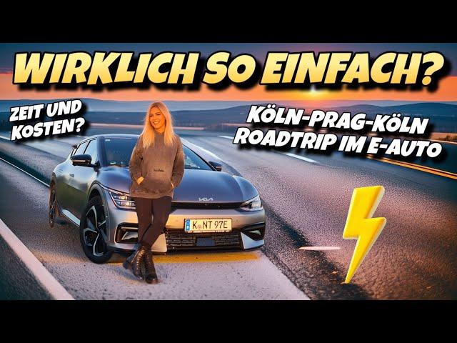 Die Elektro Realität! 1500 km Köln - Prag Roadtrip im Kia EV6.