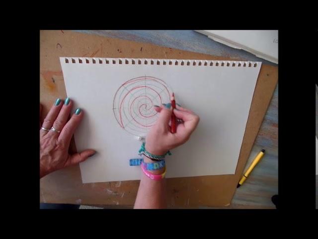 How to draw a spiral out of your hand