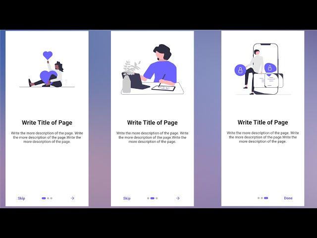 Introduction Screen/Onboarding Screen UI In Flutter