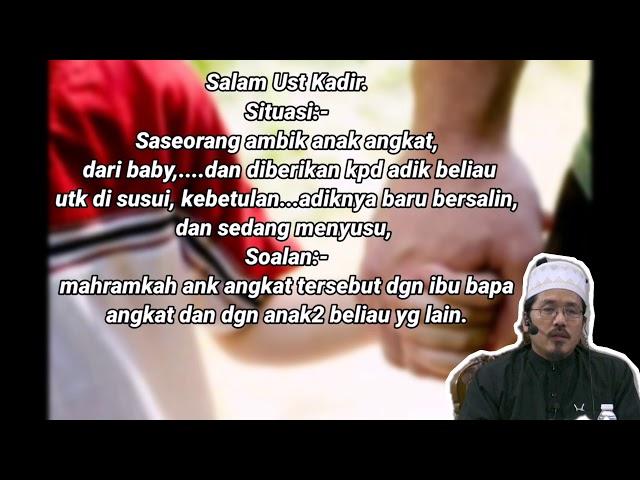 Cara Menyusukan Anak Angkat Supaya Menjadi Mahram