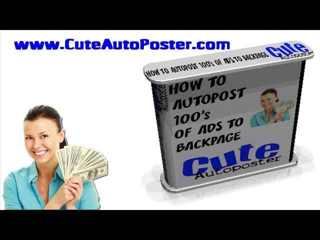 Backpage FREE Autoposter - Autopost for FREE