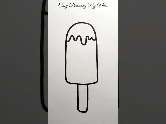 Easy Icecream Drawing..