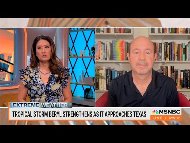 Michael Mann on MSNBC with Katie Phang Discussing Climate Change & Hurricane Beryl (JULY 6 2024)