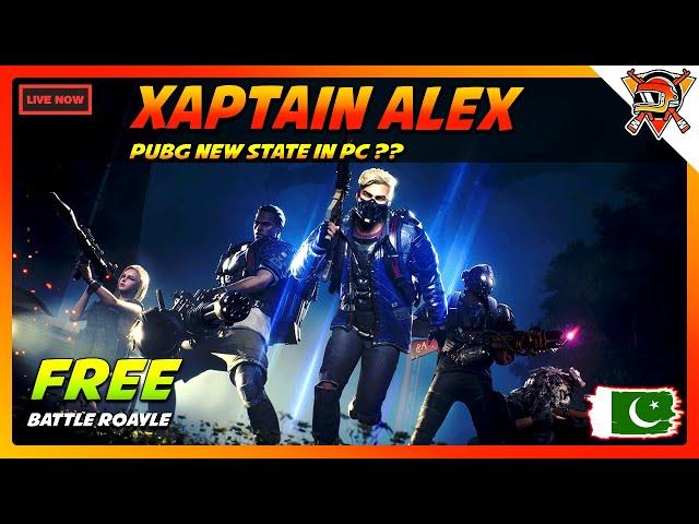 PUBG New State IN PC? PUBG 2 | xaptainalex Live Stream ;) | Pakistan live gaming