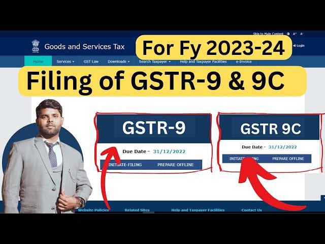 How to File GSTR-9 & GSTR-9C Annual Return for FY 2023-24 on GST Portal | Step-by-Step