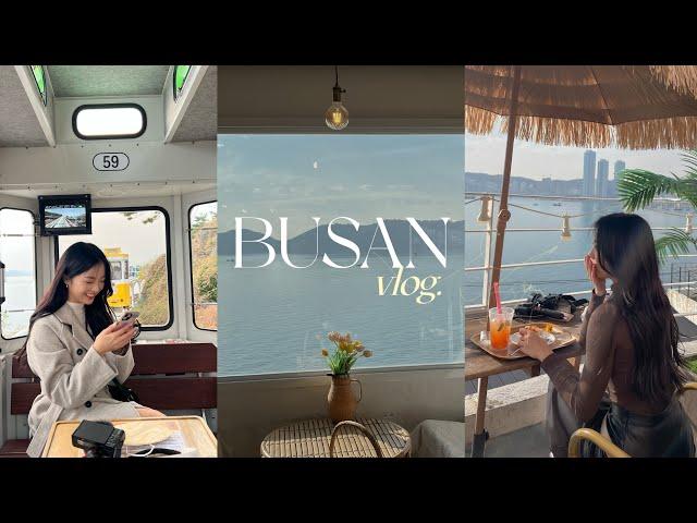 4 DAYS IN BUSAN  travel vlog | must-visit eateries! ocean cafes, spaland‍️,seafood! [EN/KR]