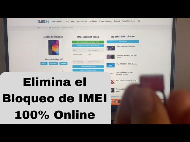 Elimina Bloqueo de Celular por IMEI en unos sencillos pasos