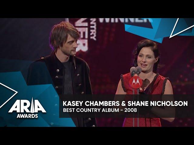 Kasey Chambers & Shane Nicholson win Best Country Album | 2008 ARIA Awards