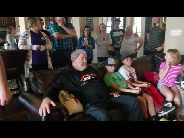 Dad gets huge surprise for 60th birthday