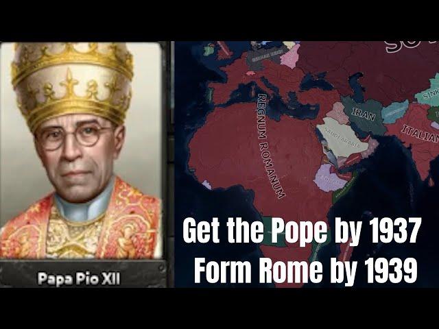 HOI4 Guide: The Pope's Rome [Holy, Roman, And an Empire] BBA