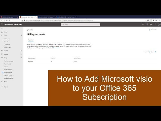 How to Add Microsoft visio to your Office 365 Subscription | Purchase Microsoft Office Visio Product