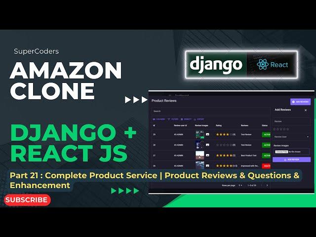 Building Your Amazon Ecommerce Clone Part 21:  Complete Product Service | Reviews | Question | Enhan