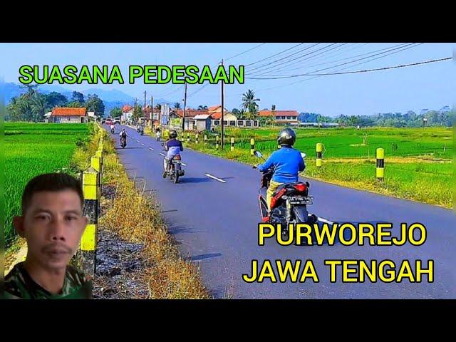 REVIEW,ALAM PEDESAAN, PERKAMPUNGAN JAWA TENGAH,JALAN CANGKREP BAGELEN, PEDESAAN PURWOREJO