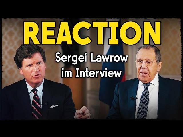 Russland Außenminister Lawrow Interview mit Tucker Carlson: Ukraine-Krieg, Trump, Atomkrieg