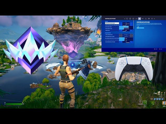 PS5 OG Fortnite Unreal Ranked Gameplay + Best Controller Settings/Sensitivity on PS5 (4K 120FPS)