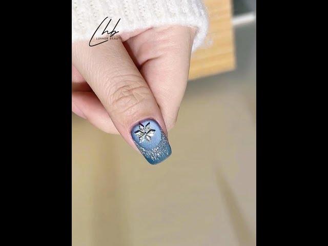 Cat Eye Nails with 3D Painting Tech #luvherbeauty