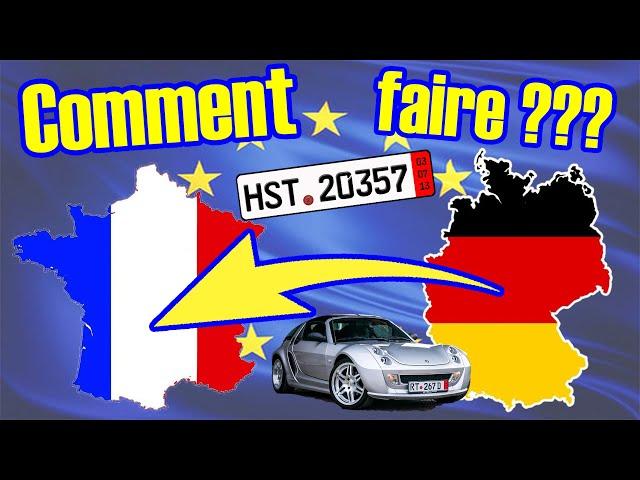 Comment Importer une Voiture d'Allemagne ? Je vous Explique tout !