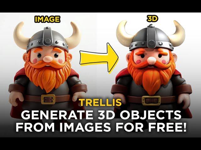 Trellis - Generate 3D Objects From Images Using AI For Free