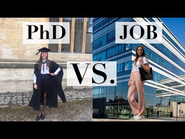 PhD or Job? // Pros and Cons // Grad Life Choices // Life After Uni