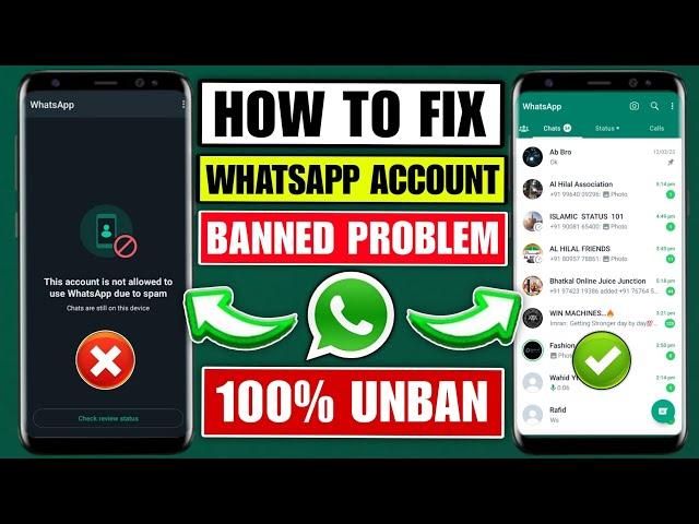 how to fix this account is not allowed to use whatsapp due to spam - whatsapp problem 2023