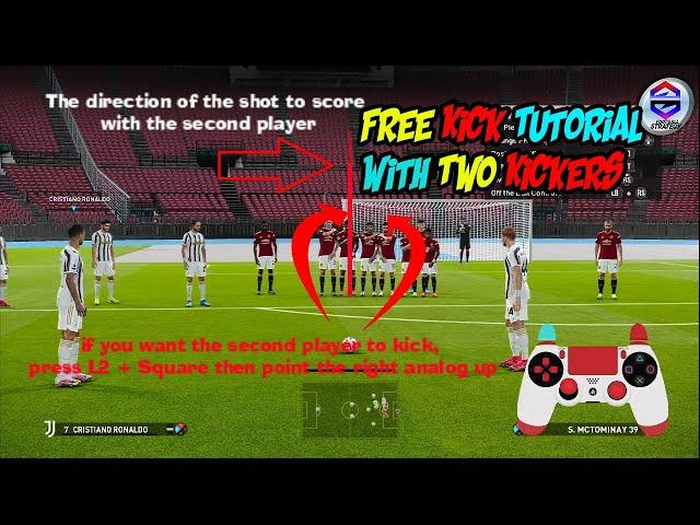 Free Kick Tutorial with Two Kickers - PES 2021