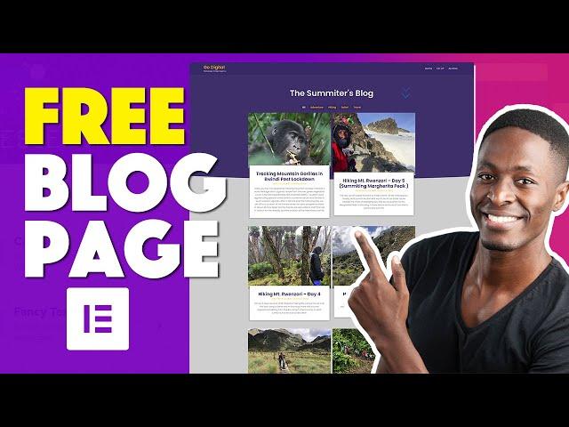 How to Create a Free Blog Archive Page in Elementor