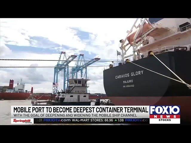 Mobile Port set to become deepest container terminal