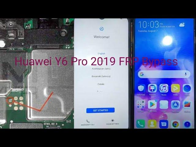 Huawei Y6 Pro 2019 FRP Bypass MRD-LX2 100%