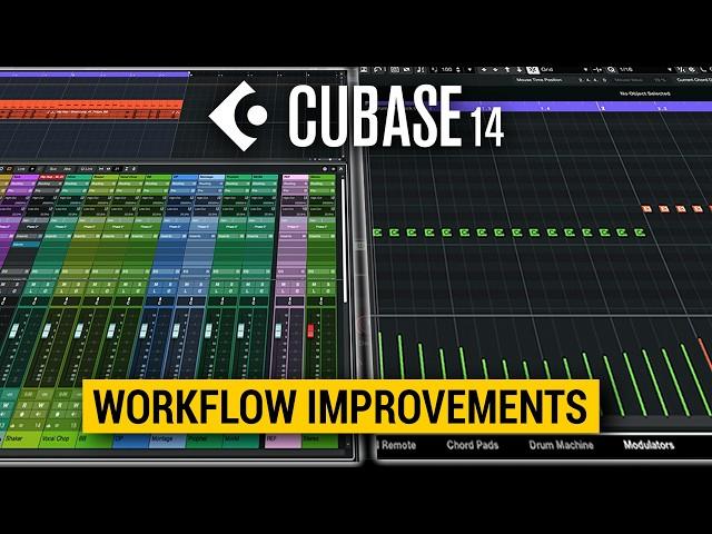 Production Workflow Improvements | New Features in Cubase 14