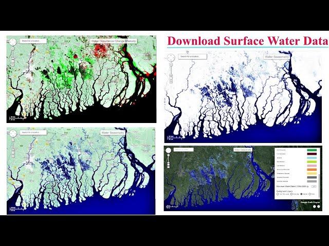 Surface Water Data of any location of the World for free