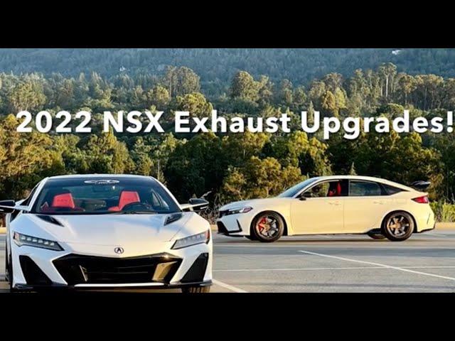 Project 2022 NSX Type-S Exhaust / Downpipes Upgrades makes this car a beast!