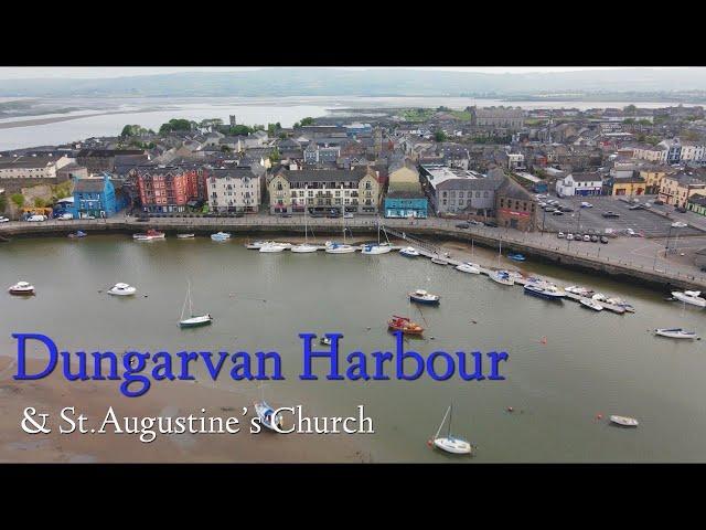 Dungarvan Harbour & St. Augustine’s Church | County Waterford | Ireland | 4K Aerial Film