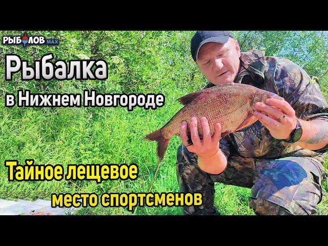 Рыбалка на Волге Нижний Новгород. Ловля леща на фидер. Уловистое место для рыбалки