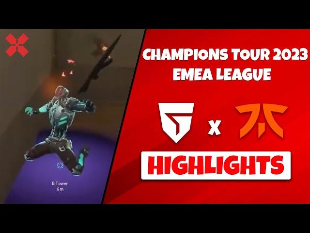 Fnatic vs Giants Gaming - HIGHLIGHTS | VALORANT Champions Tour 2023: EMEA League