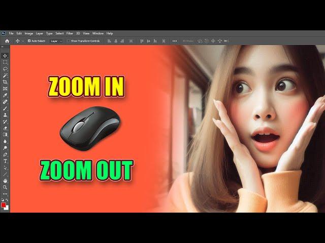 How to Zoom In and Out with Mouse Scroll Wheel in Photoshop