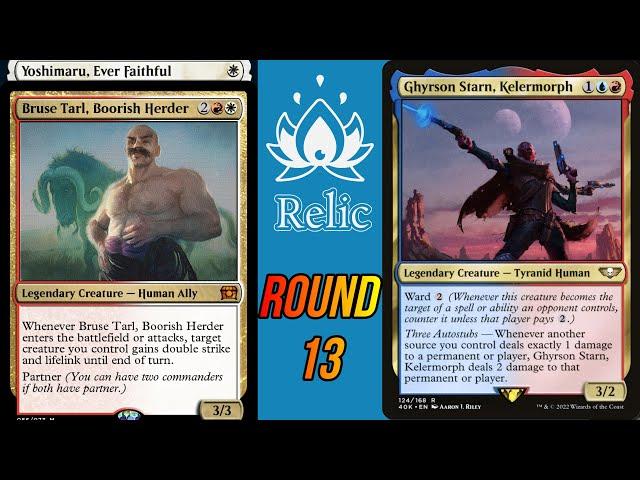 Relic Fest Round 13 - Yoshi Bruse (Cédric Froger) VS Ghryrson (Evan Colly) - MTG EDH Duel Commander