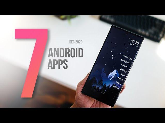 Top 7 Must Have Android Apps - Dec 2020!